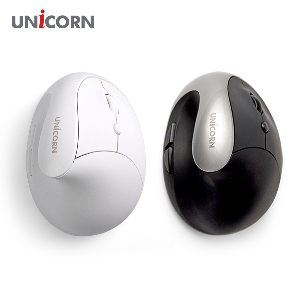 유니콘 버티컬 무선마우스 2.4G BT 듀얼모드 손목보호 VDT증후군예방 USB충전식 FX-700B, 화이트, 상세 설명 참조 19,800원