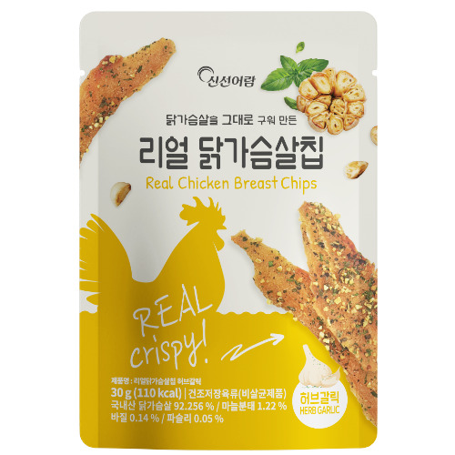 신선어람 리얼 닭가슴살칩 허브갈릭, 10개, 30g 26,900원