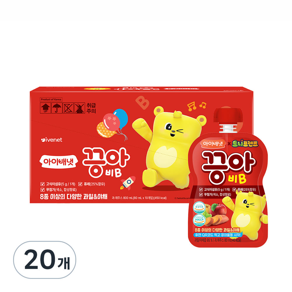 아이배냇 끙아 과일야채주스 26,000원