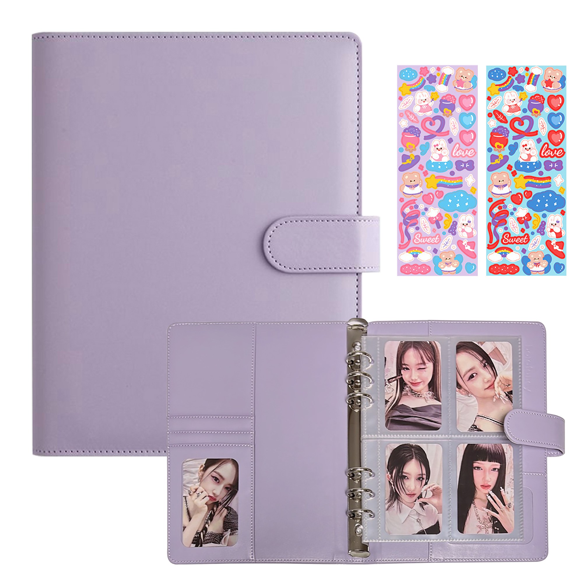 보라팬시 마카롱 포카바인더 6공 A5 (양면속지 포함) 12,800원