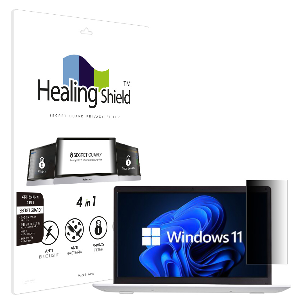 힐링쉴드 베이직스 베이직북 14 3세대 2024 SNS 메신저 사이드 프라이버시 보안필름 4,320원