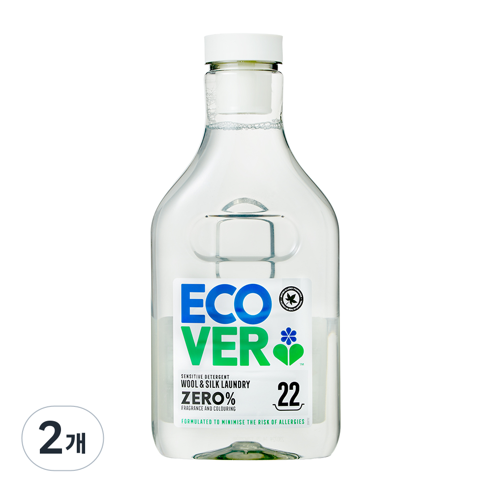 에코버 제로 울세탁세제 본품, 1L, 2개 31,900원