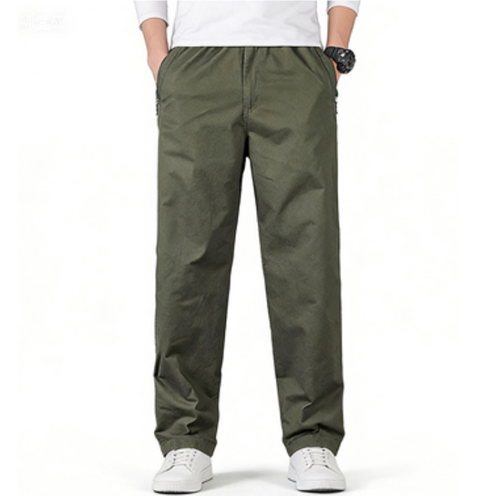차쿠 남성 면바지 순면 작업복바지 출퇴근 바지 캐주얼 팬츠 중년바지 아빠바지 빅사이즈 사계절, 현재가 24,800원