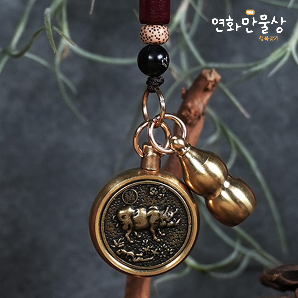 연화만물상 12간지 키링 액막이 행운 재물운 열쇠고리, 1개, 돼지띠 5,800원