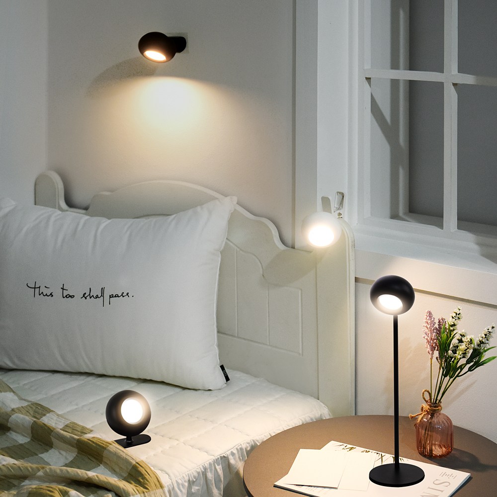 노바리빙 LED 아이즈 마그넷 스탠드 핸디 클립 벽 조명 40,000원