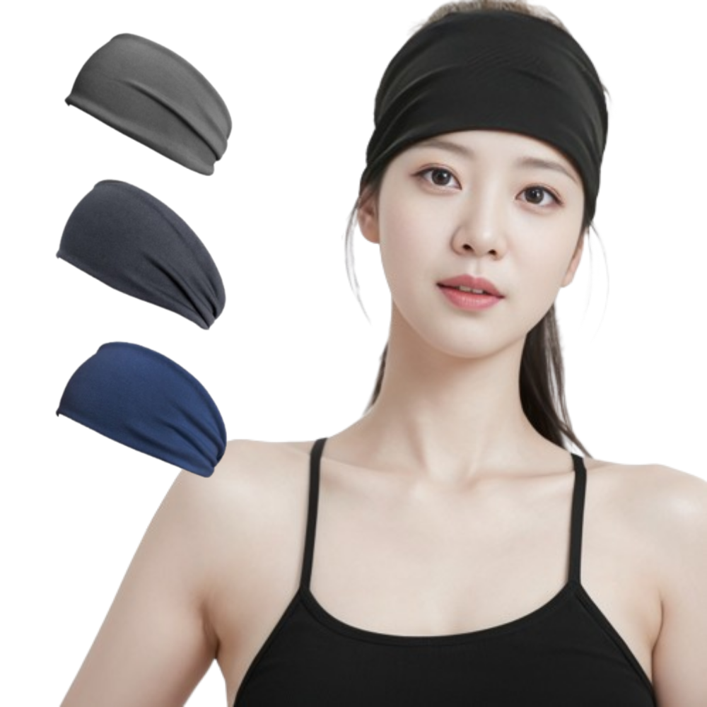 필코지 스포츠 헤어밴드 땀흘림방지 쿨 속건 3개, 혼합3개, 1개 15,300원