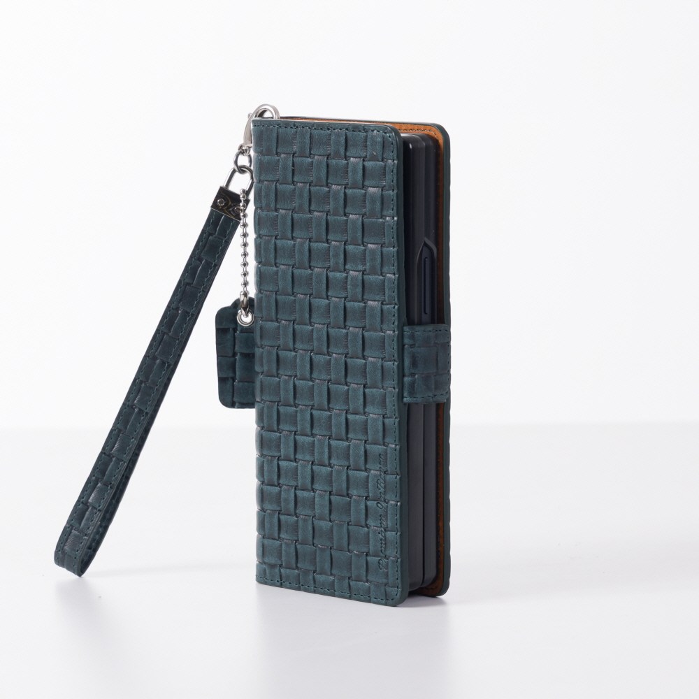 진렌체 비에토 갤럭시 Z폴드 메쉬 베지터블 천연 소가죽 지갑 케이스+손목스트랩 86,000원