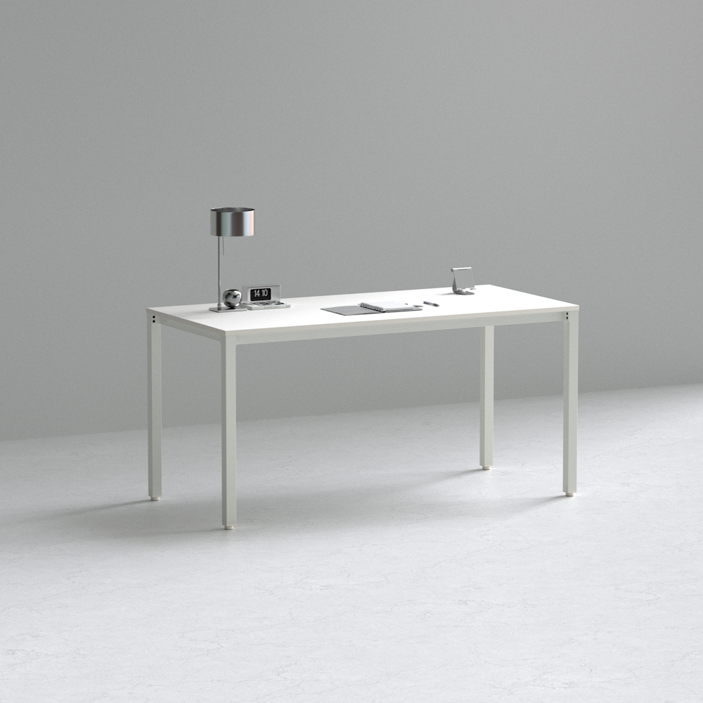 209애비뉴 제로데스크 1500x800 컴퓨터책상 화이트, 화이트프레임+화이트상판 176,000원