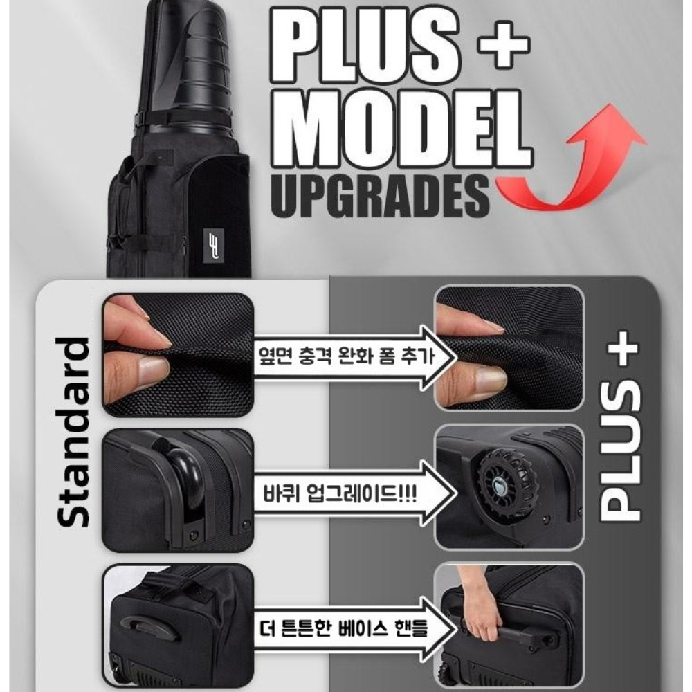 플레이이글 3세대 플러스 골프백 하드케이스 항공커버 바퀴형 129,900원