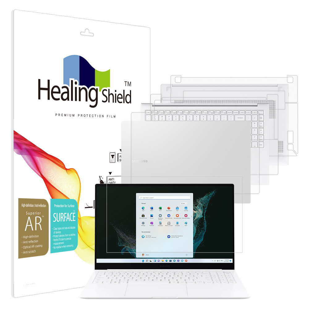 힐링쉴드 갤럭시북2 프로 S.E NT950XGK AR 고화질 액정보호필름1매 외부3종, 1개 61,200원