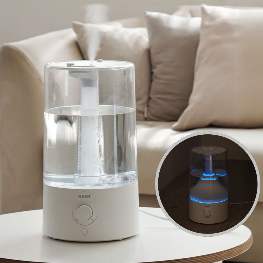 [25년형 안심 수분 공급] 한경희x슈리 UV살균 복합식 가습기 초저소음 초미세 에어미스트 대용량 5L 아기가습기 간편세척 무드등 84,900원