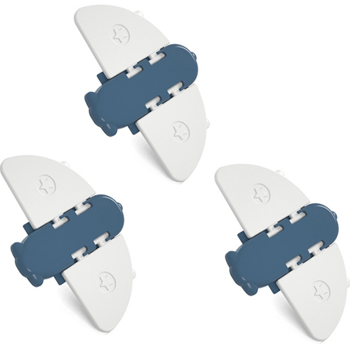 GUNU 비행기 미닫이 안전 잠금장치, 네이비, 3개 5,360원