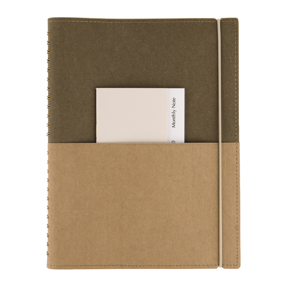 Half Diary WOB, 진갈색 + 황토색, 1개 24,800원