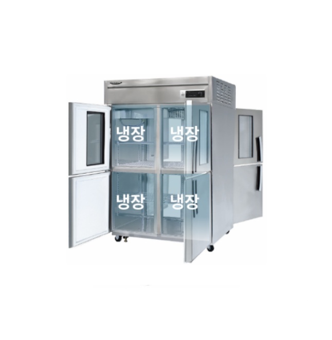 라셀르 45박스 양문형 냉장고 LP-1045R-2G 올냉장 4유리도어 간냉식 1100L급 3,087,000원