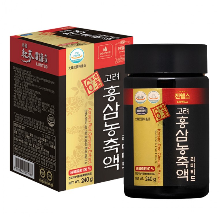[설선물] 진웰스 6년근 고려 홍삼 농축액 리미티드 240g +쇼핑백 홍삼 액기스 구정 설날 명절 선물세트 129,000원
