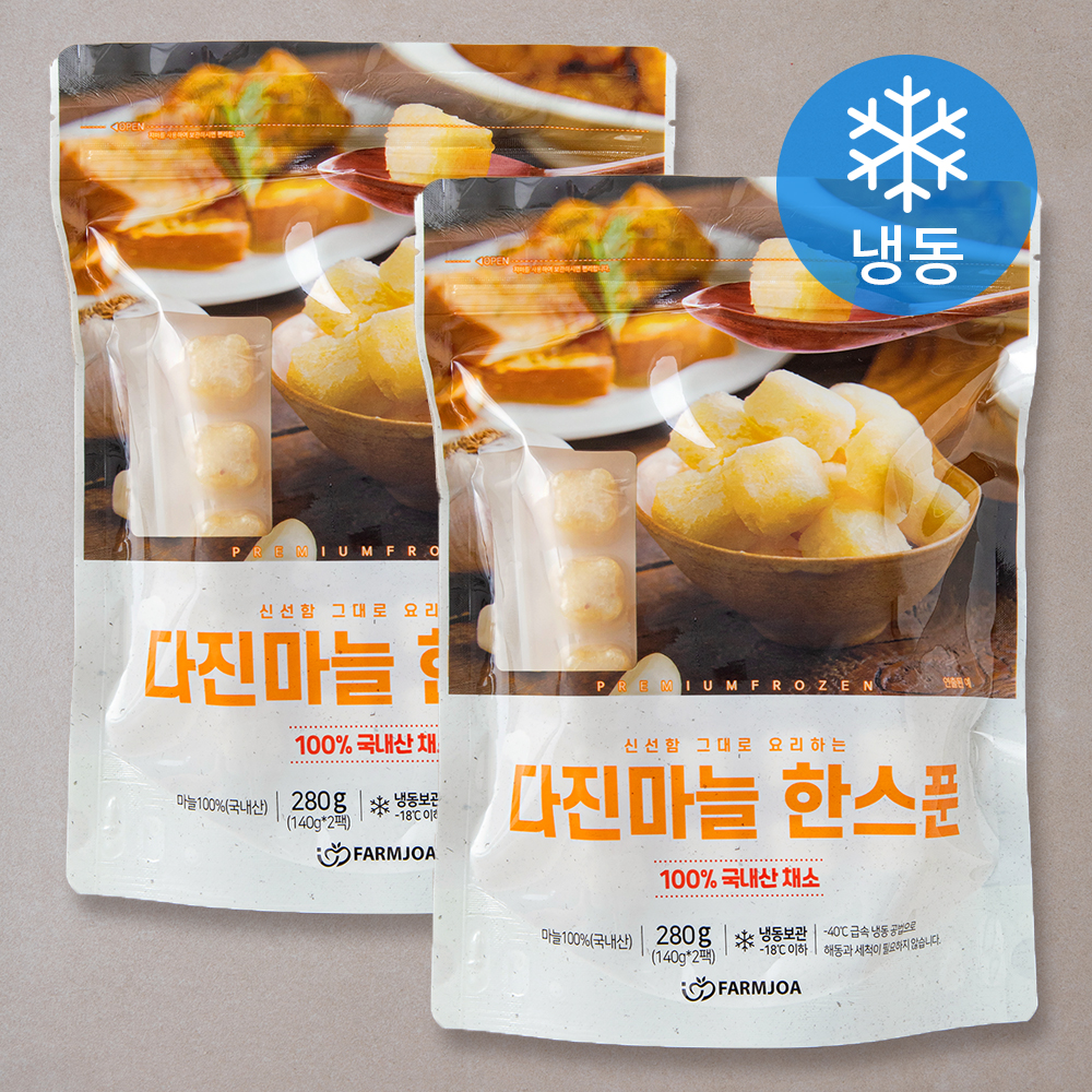 팜조아 다진마늘 한스푼 (냉동), 140g, 4개 11,980원