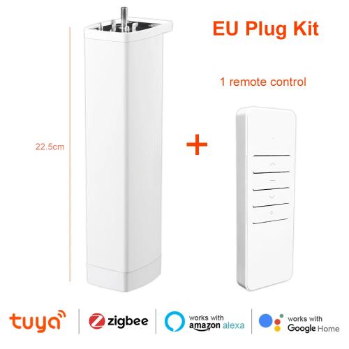 Tuya Life 스마트 전동 커튼 모터, 와이파이, 지그비 3 세대, 지지대, 음성 제어, 알렉사, 구글 어시스턴트 34,520원