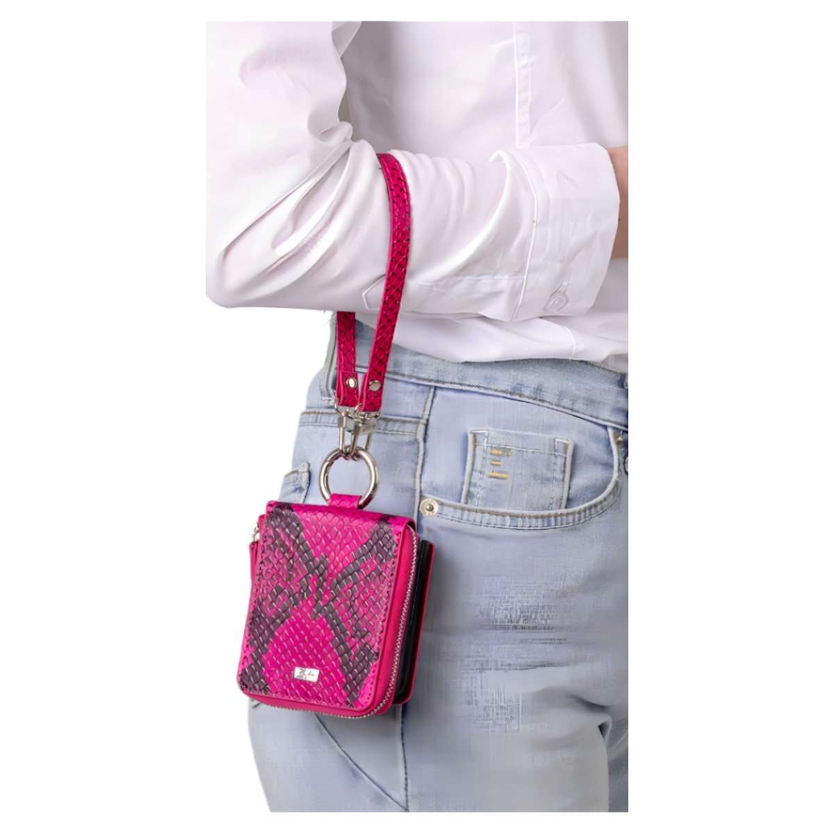 본아띠 천연소가죽 아나콘다 돌체 지갑형 지퍼 힌지보호 갤럭시 Z플립 케이스 + 핸드 스트랩 66,700원