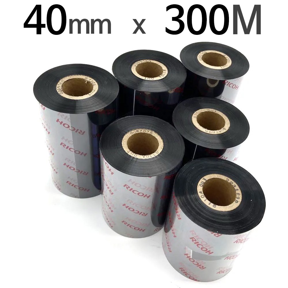<당일출고>[리코] D110A RRD 케어라벨 전용리본 40mm x 300M (1롤) 공단/나일론 RICOH 15,400원