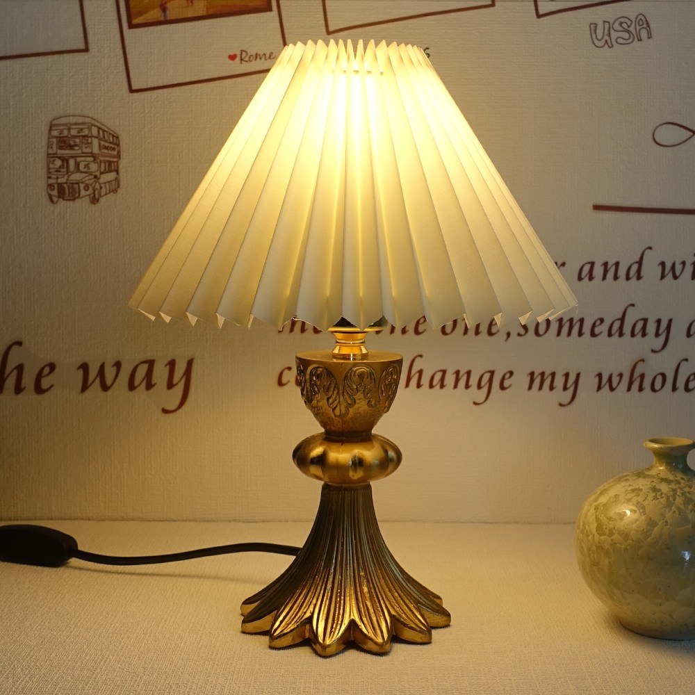 보성조명 국내생산 스탠드 온오프 스위치 LED 스탠드 조명 3종 모음 (LED 전구포함), 주름 갓 35,740원