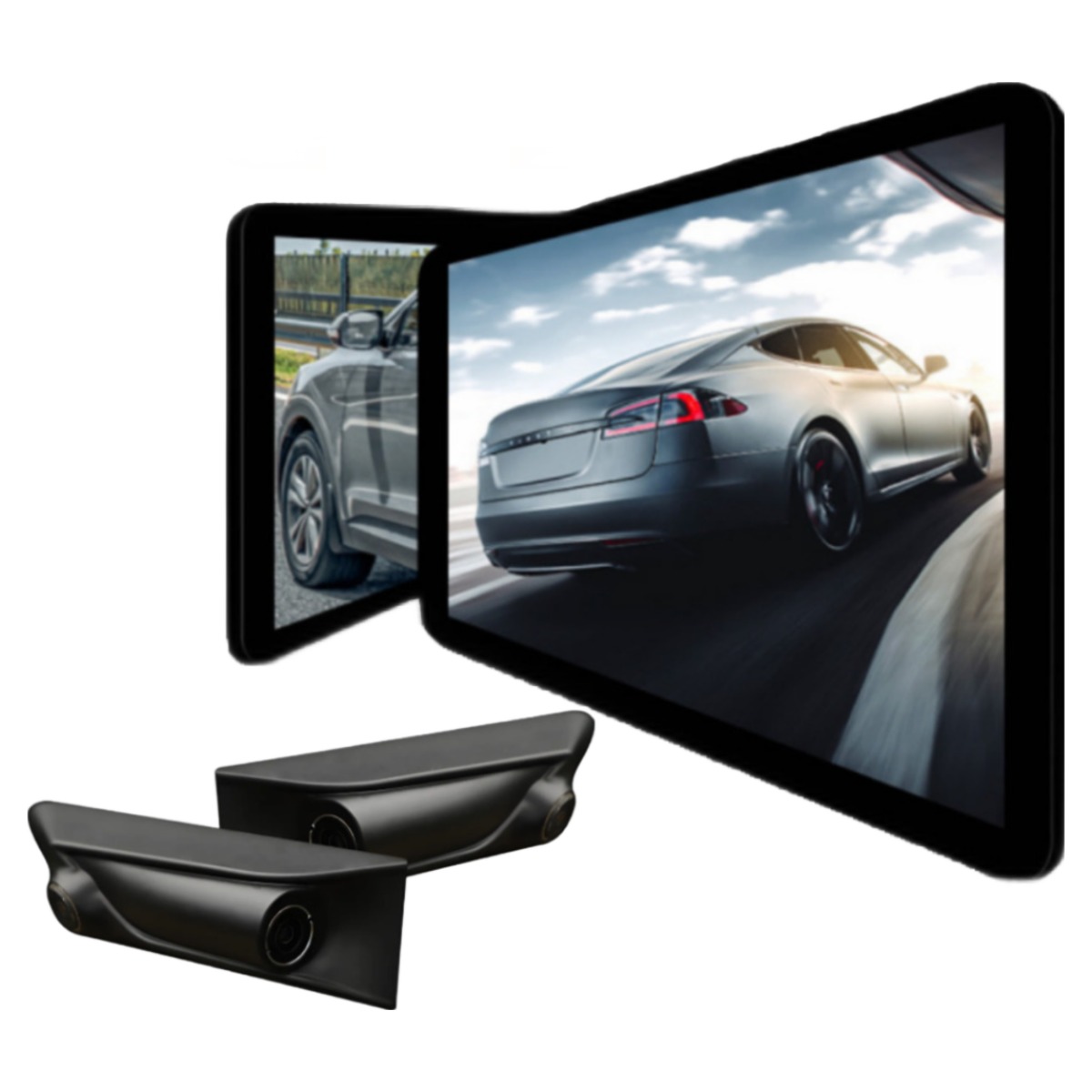 네오스 디지털사이드미러 블랙박스 기능 포함 고화질 듀얼 측후방 카메라 감지기 듀얼 5인치모니터 780,000원