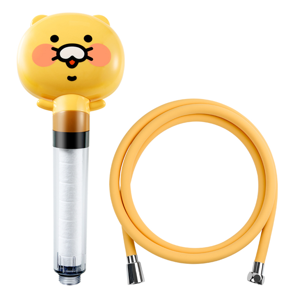 대림바스 춘식이 멀티필터 샤워기 + 바스템 튜브형 샤워줄 2M, 1개, 혼합 색상 34,720원