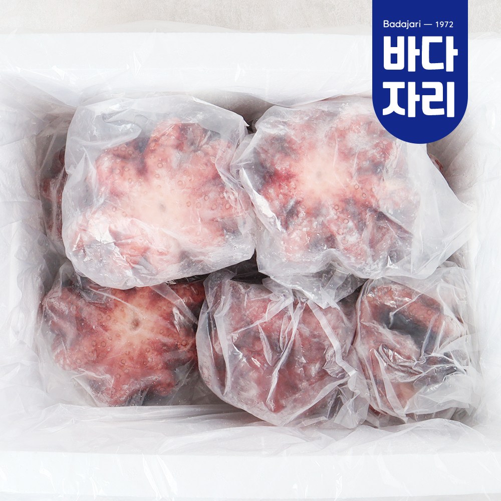 신선함과 쫄깃함이 그대로인 자숙 문어 5kg 6~8미 벌크 도매 대용량, 1개 110,700원