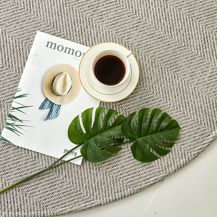 이니띠움 소피아 헤링본 원형 러그 73,900원