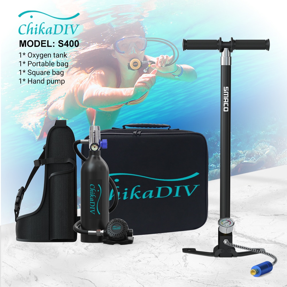 Chikadi스쿠버 다이빙 장비 세트산소 스노클링 장비Smaco 미니 스노클 스쿠버 탱크 산소 실린더 365,300원