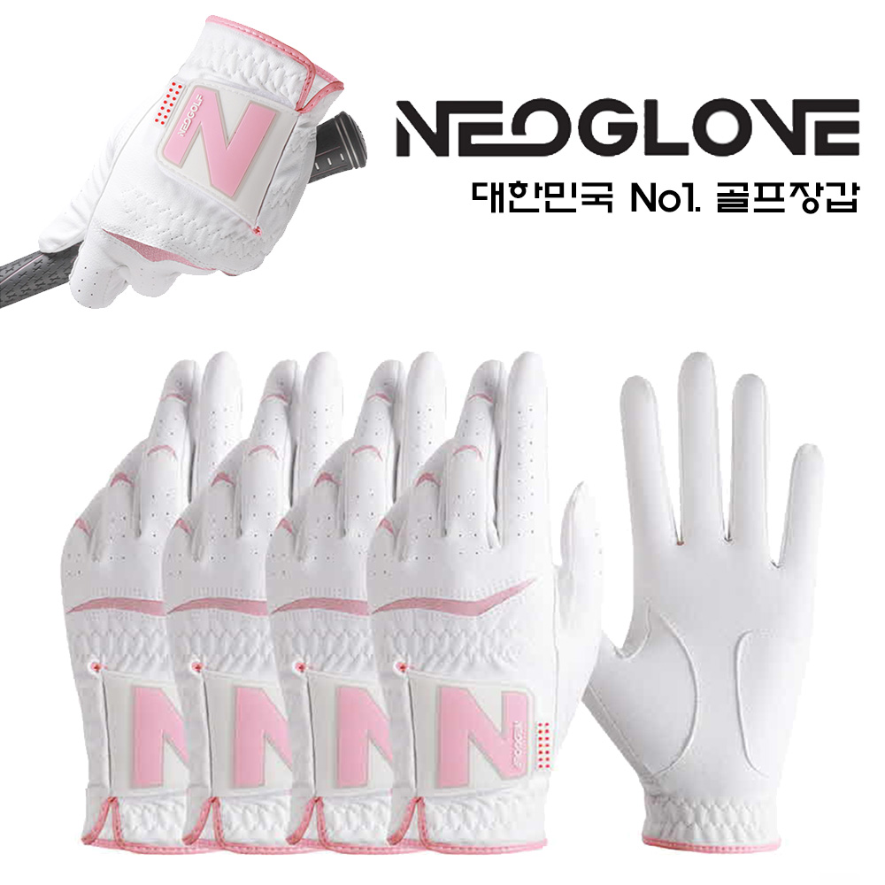 네오글러브 N시리즈 합피 극세사 이중덧댐 여성 골프장갑 4장세트, 핑크, 4개 19,800원