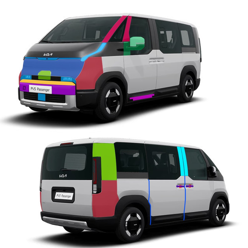 스킨엑스 PV5 패신저 SW1 외장필수 패키지 PPF 차량보호필름 600,000원