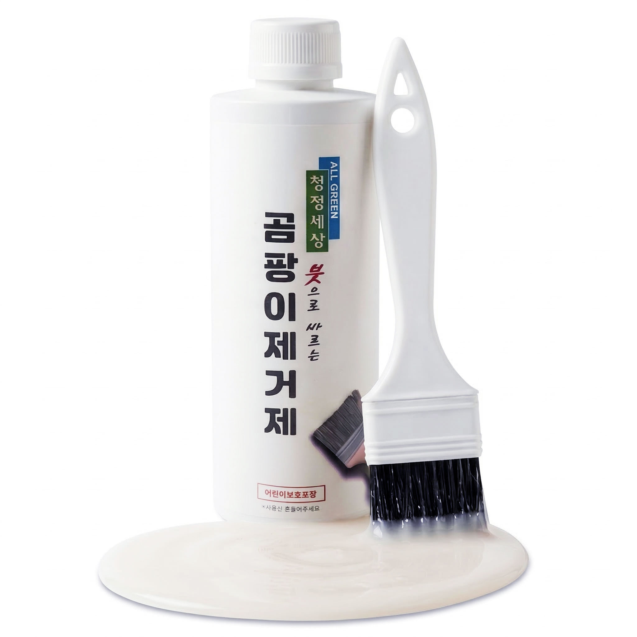 청정세상 붓으로 바르는 곰팡이 제거제 (붓포함), 500g, 1개 13,900원