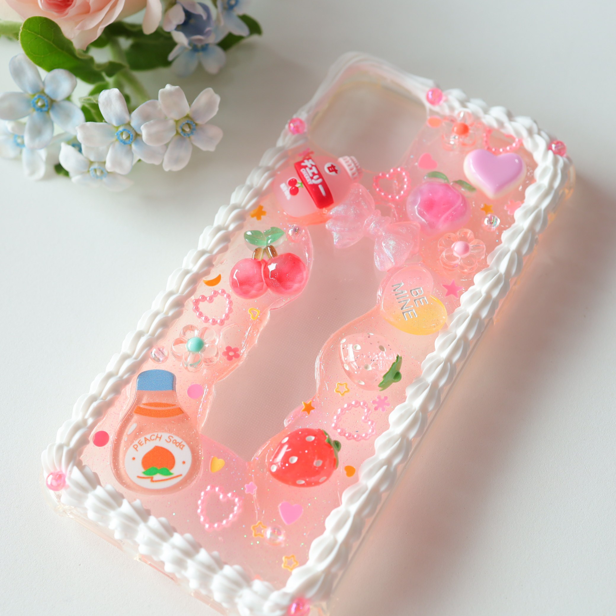 제이포니 데코덴 폰케이스 탑로더 꾸미기 세트 DIY﻿ ﻿﻿﻿﻿﻿﻿﻿﻿스윗후룻츄 데코크림-펄피치/펄노랑 13,900원