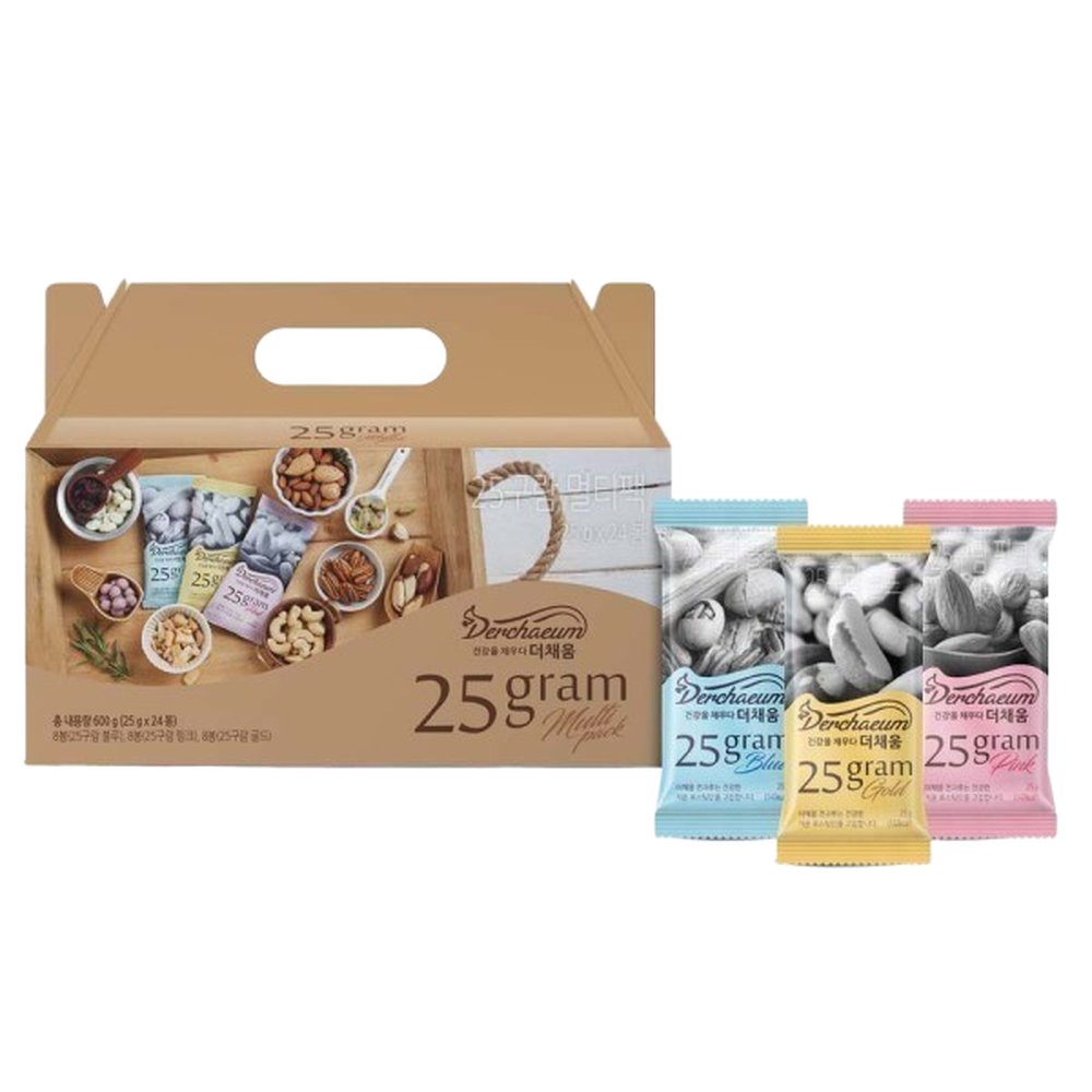 더채움 25구람 멀티팩 24입 견과류 하루견과 한줌견과 견과류선물 견과류선물세트 40,440원
