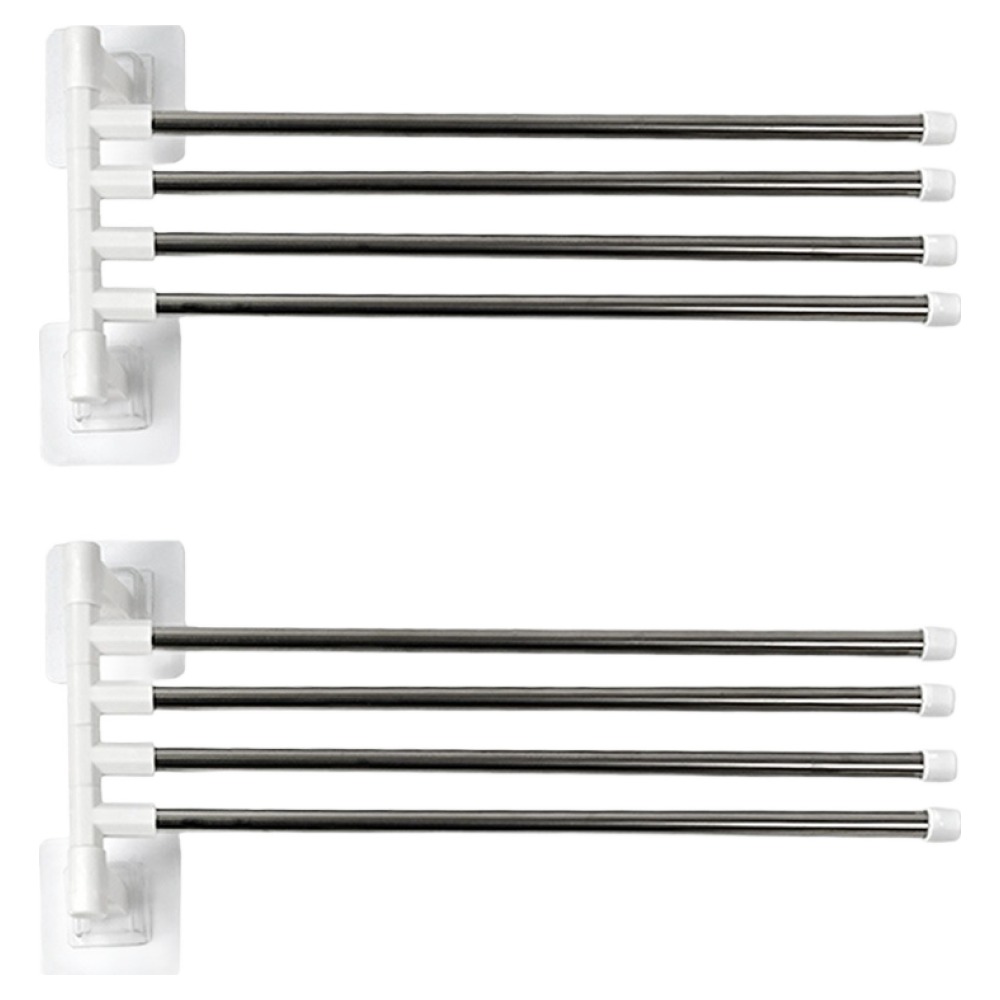 키친유 회전식 4단 행주걸이, 화이트, 2개 7,180원