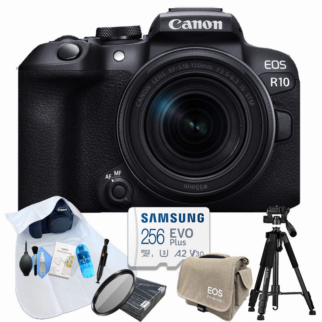 [포토리뷰이벤트] 캐논 EOS R10 + RF-s 18-150mm F3.5-6.3 IS KIT+ 입문 9종 패키지 (256GB 메모리,MCUV 슬림 필터 포함)_WJK 1,690,000원