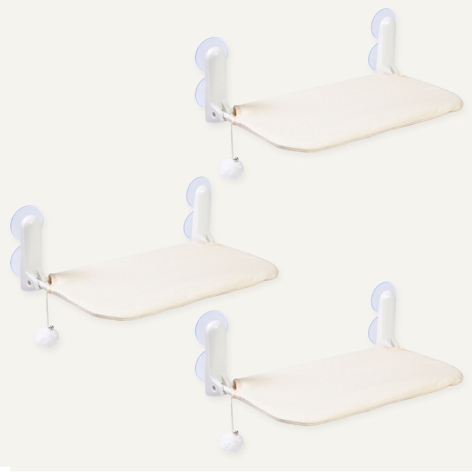 세이펫 고양이 창문 캣타워 L, 에코베이지, 3세트 68,400원