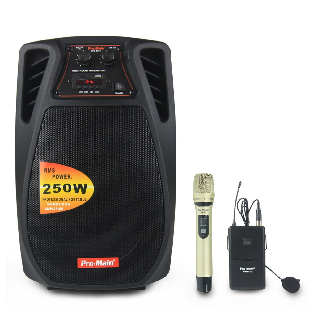 프로메인 MPS-80FC 블루투스 스피커 포터블앰프 이동식앰프 250W, 단일상품 380,000원
