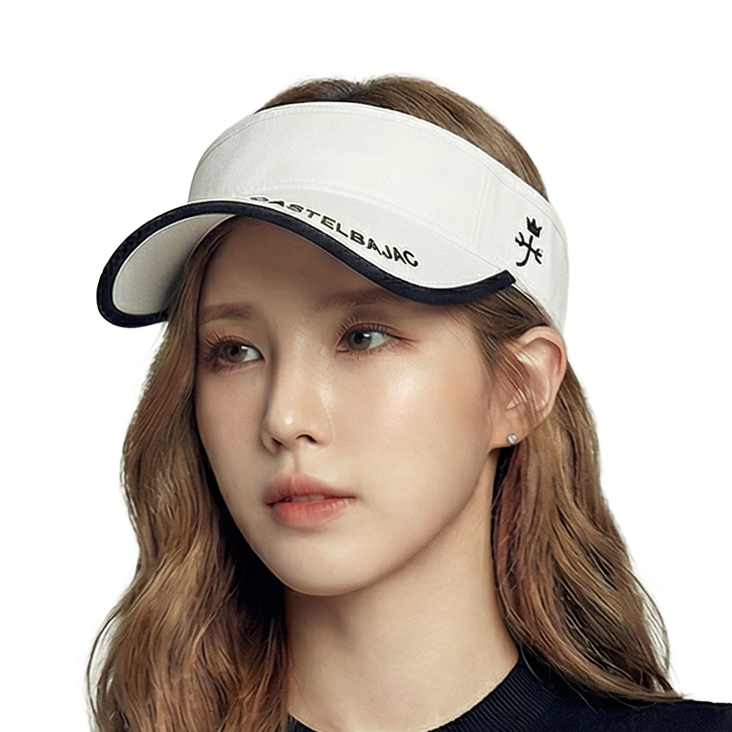 까스텔바작 BWBM-GC205 남녀공용 엣지 코튼 선바이저 골프모자 선캡, 1개, 화이트 39,800원