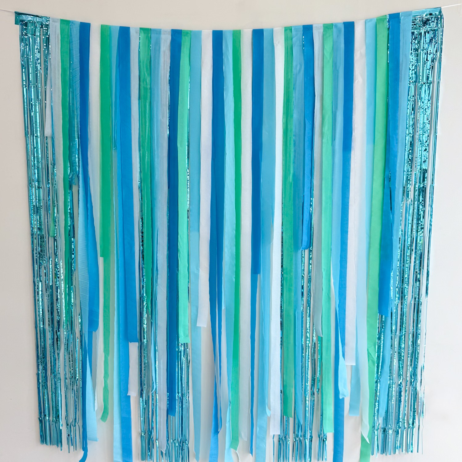 쏙쏙마켓 생일파티용품 파티스트리머 풍선 가랜드 세트, 1개, 블루 백드롭 9,900원