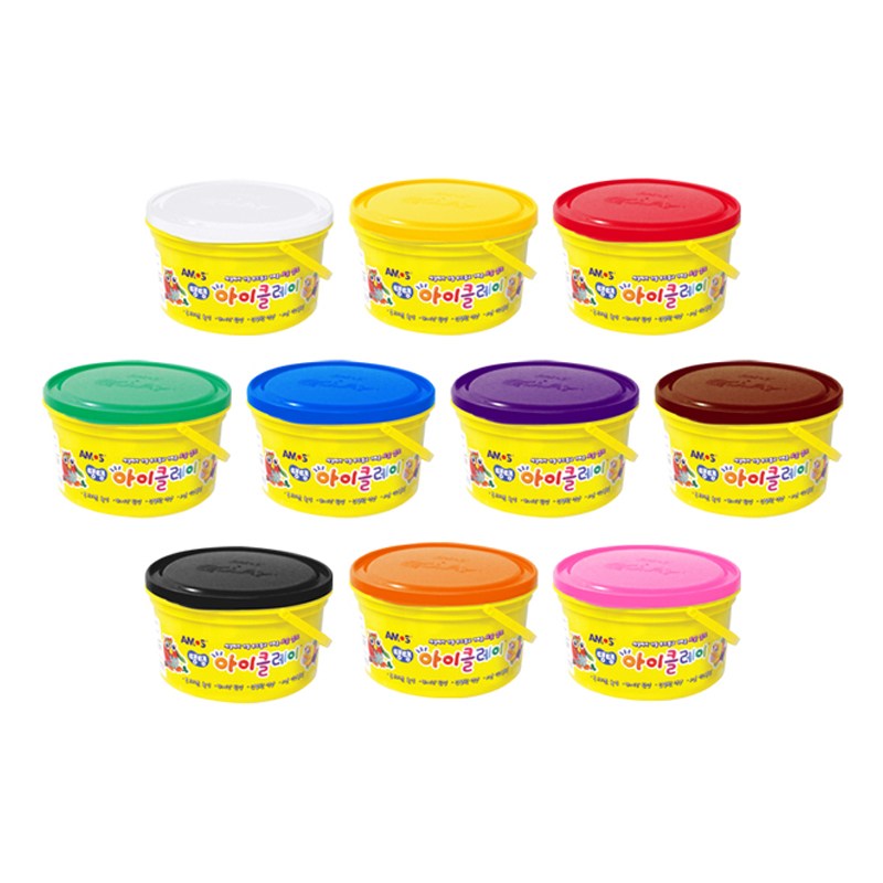 [파이브온] 아모스 아이클레이 버킷 600g 클레이점토, 분홍색, 1개 23,000원