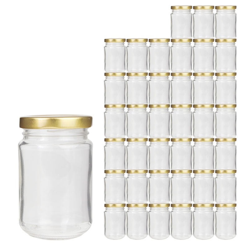 가인글로벌 일자 유리병 + 골드캡, 200ml, 40개 30,400원