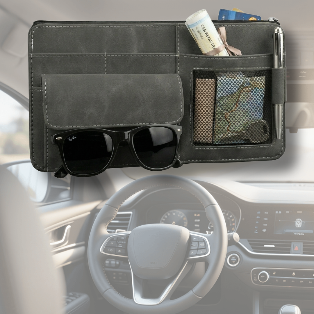 인생소품 썬바이저수납 차량용 선글라스 케이스 스웨이드 썬바이저포켓, 다크그레이, 1개 23,900원