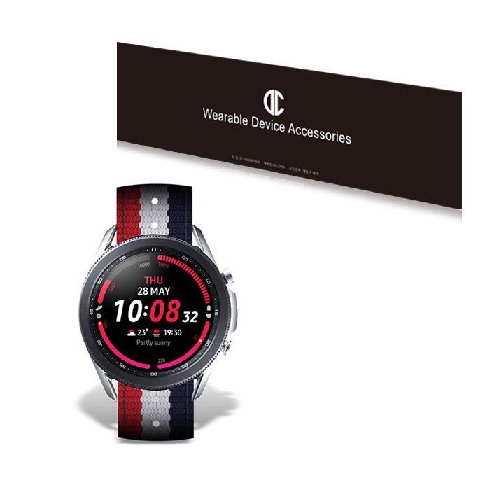 디씨네트워크 갤럭시 액티브1/2/워치3/워치4/워치5/워치6/클래식 40mm 42mm 44mm 46mm 나토밴드 스트랩 20mm 5,760원