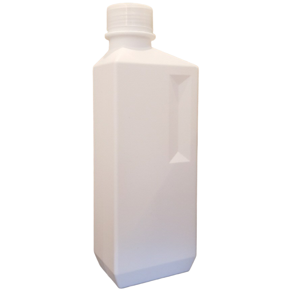 사각 다목적 플라스틱 HDPE 용기 1리터 흰색 용기 흰색 일반캡 식품용기 세제용기 약품용기 리필용기 소분용기, 1개, 화이트 2,600원