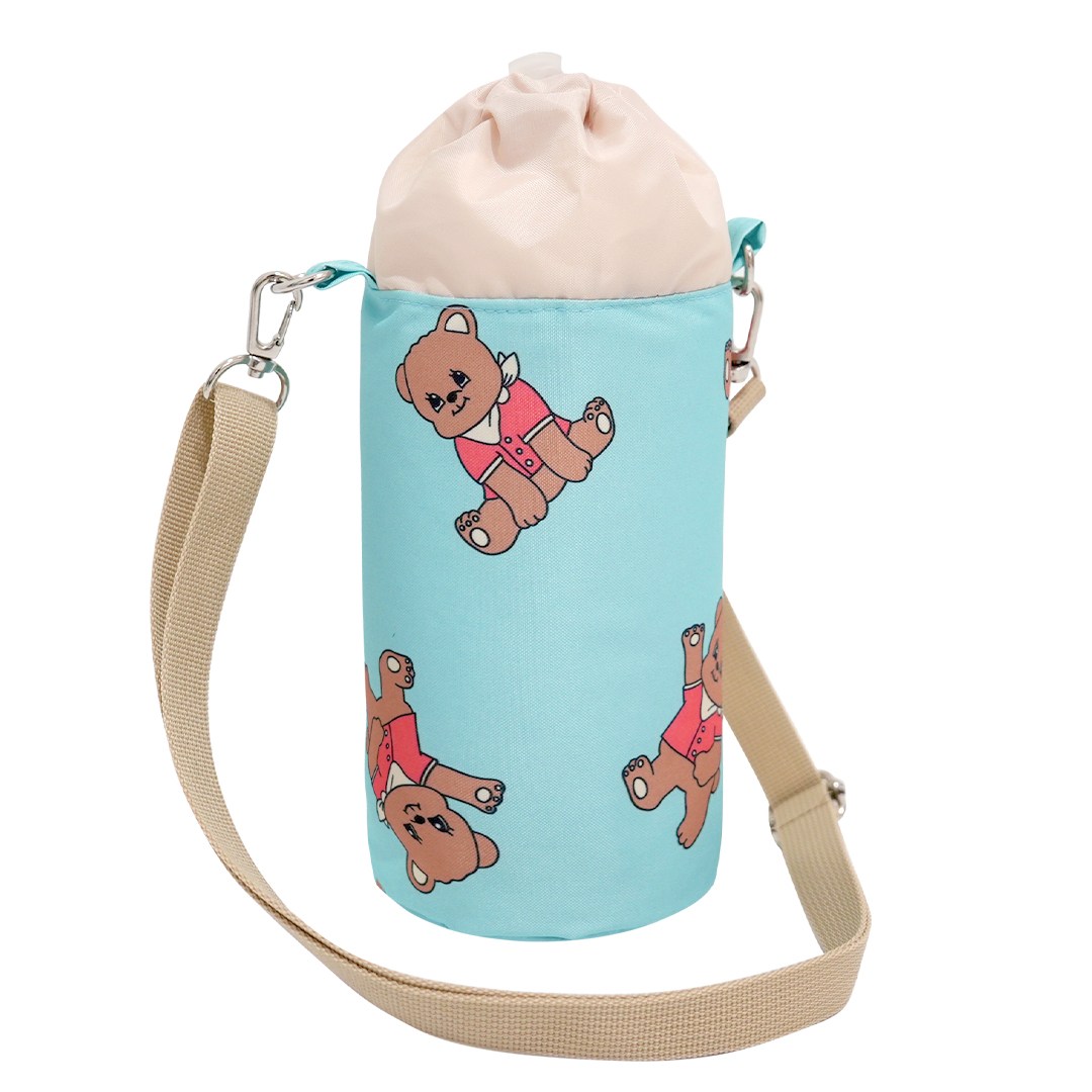 아이주 물통 가방 텀블러 물병 파우치 주머니 보온병 야외 소풍 준비물, 1개, 리틀베어 21,900원