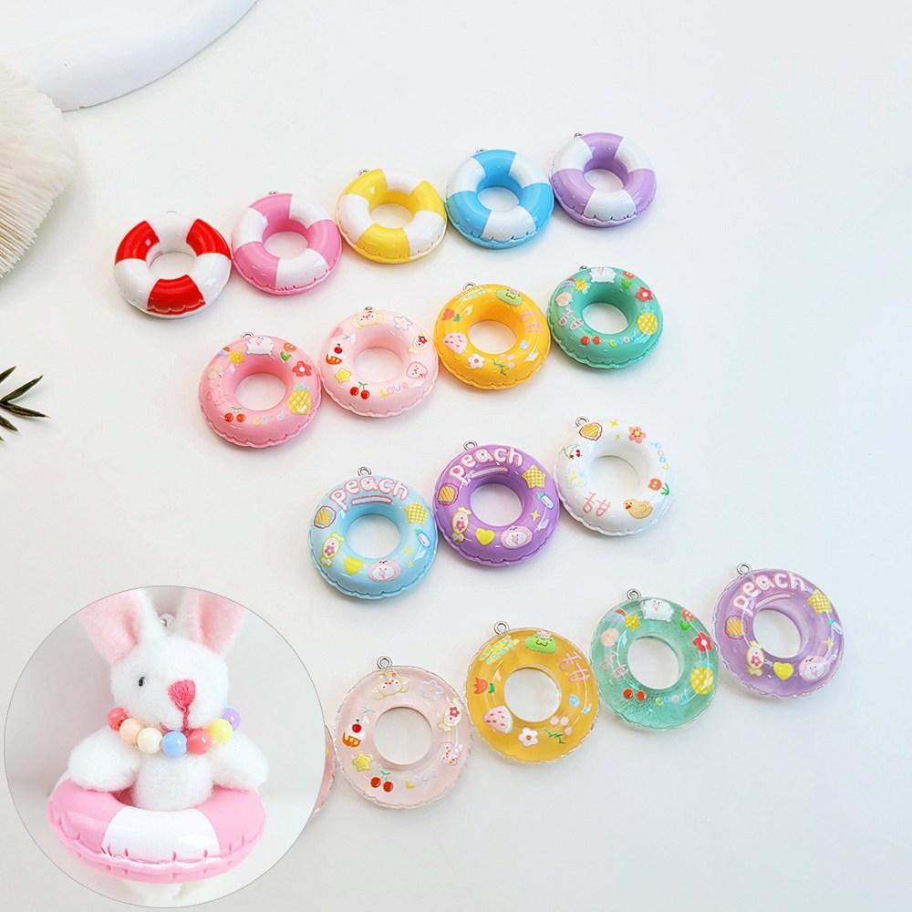 튜브 키링 장식 수영 여름 백참 가방 꾸미기 악세사리 참 [2TYPE] 800원