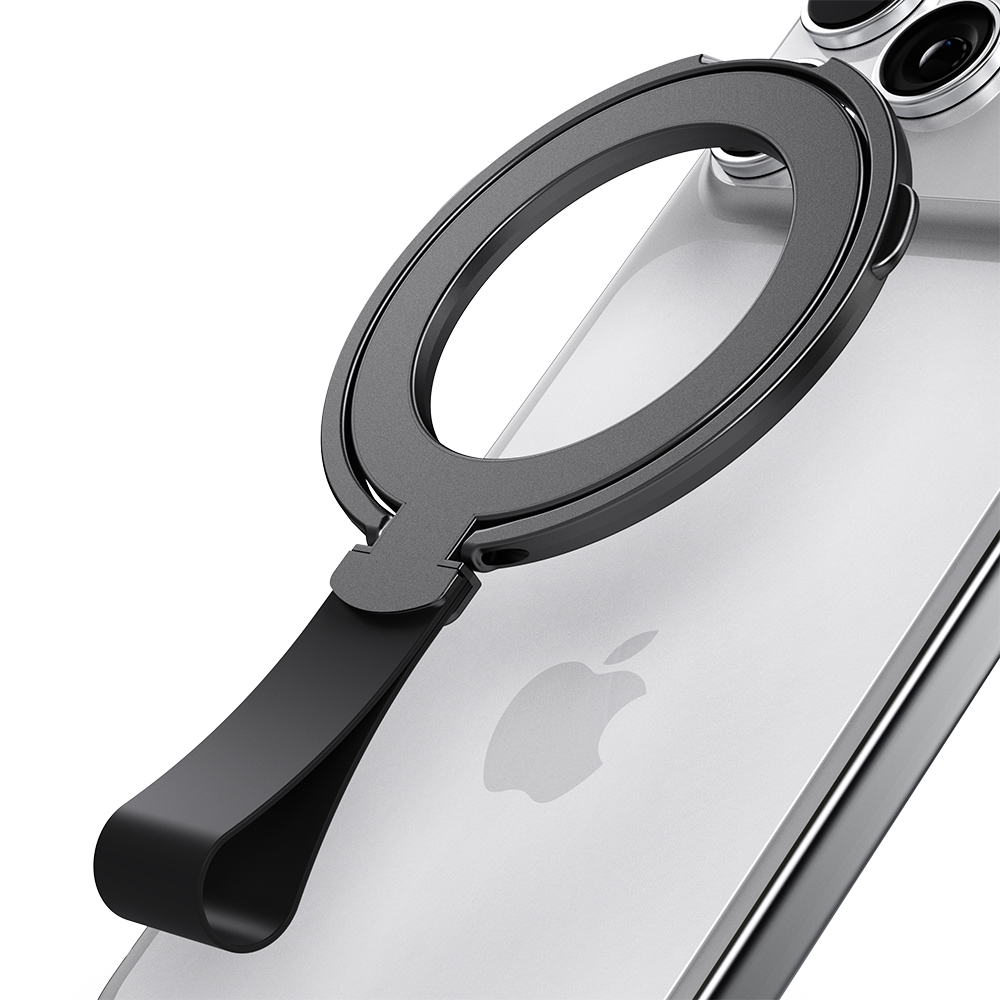 엑씨 전기종 탈부착 맥세이프 호환 핑거 스트랩 스마트링 거치대 스마트톡, 블랙, 1개 15,150원