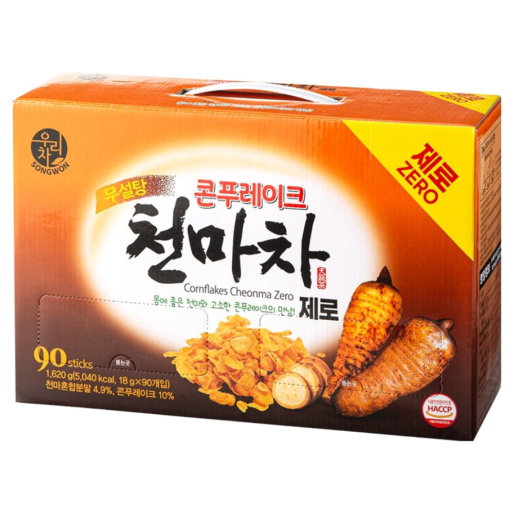 우리차 송원 콘푸레이크 천마차 제로, 18g, 90개입, 1개 17,110원