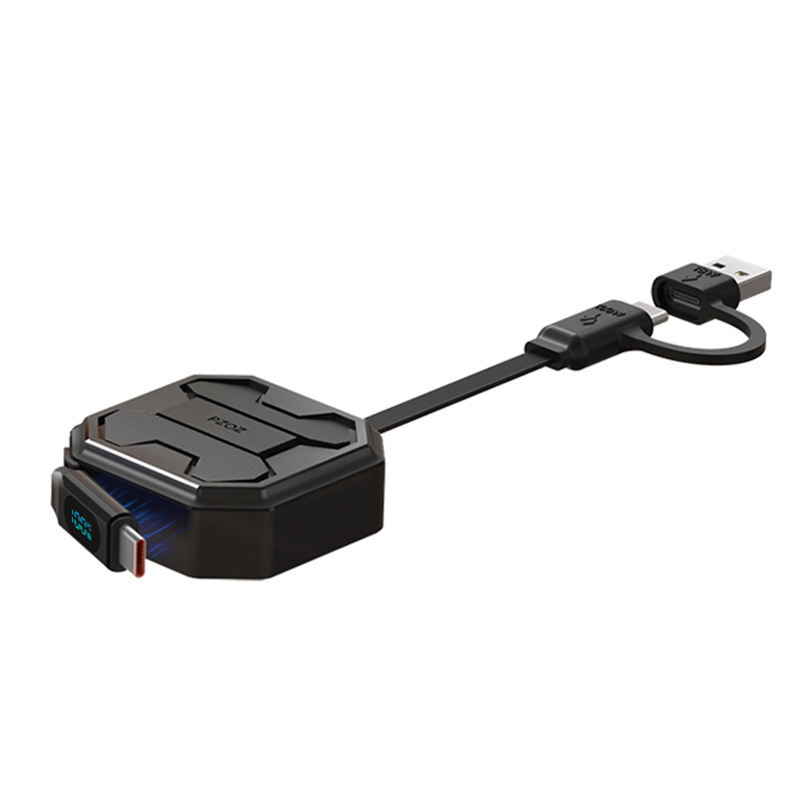 PZOZ 2in1 멀티 디스플레이 C to C타입 & L타입 PD 고속충전 릴케이블 호환 아이폰17/16/15/14, 1개, 블랙 C-C타입, 1.2m 16,800원